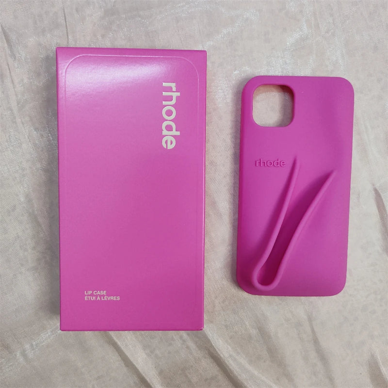 Nova Capa de Silicone para iPhone com Porta-Batom