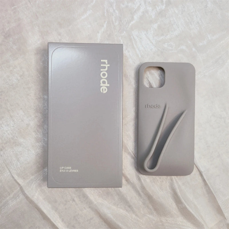 Nova Capa de Silicone para iPhone com Porta-Batom