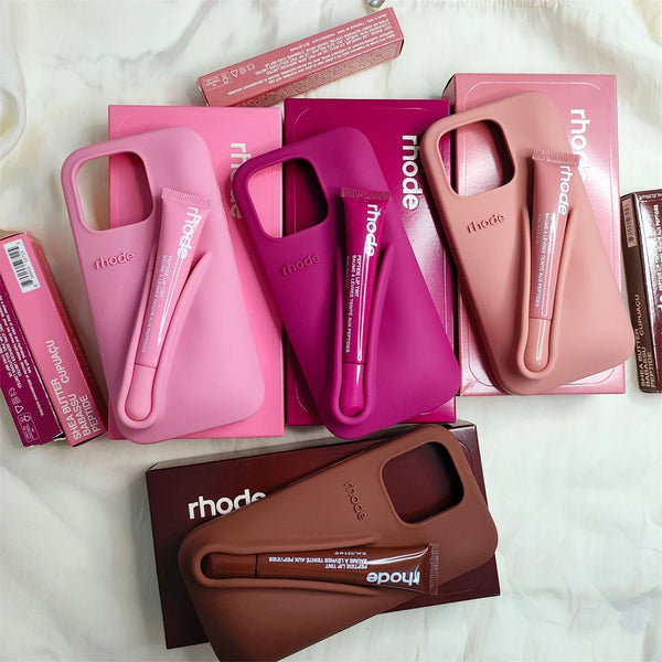 Nova Capa de Silicone para iPhone com Porta-Batom