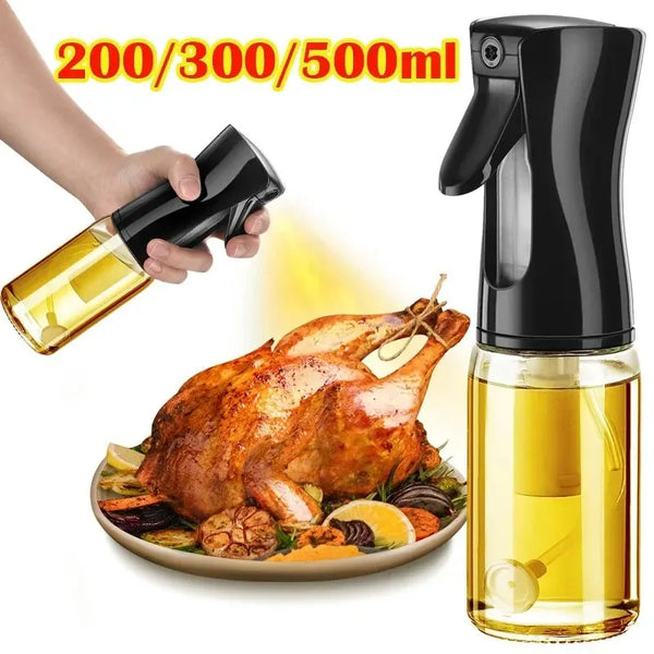 Garrafa Spray  200/300/500ml para Churrasco e Cozinha - Pulverizador de Azeite