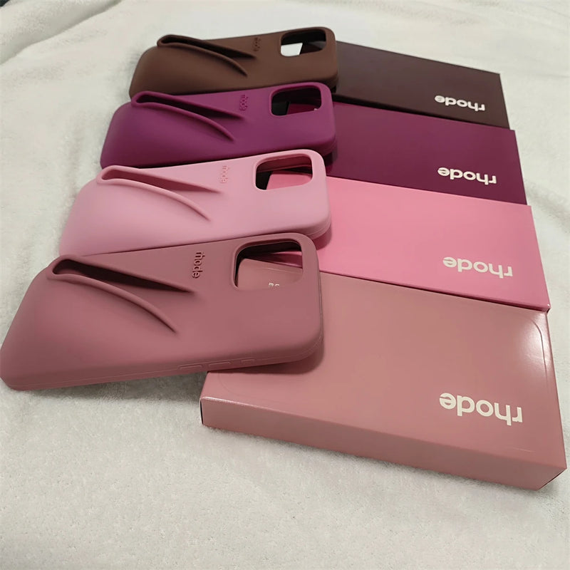 Nova Capa de Silicone para iPhone com Porta-Batom