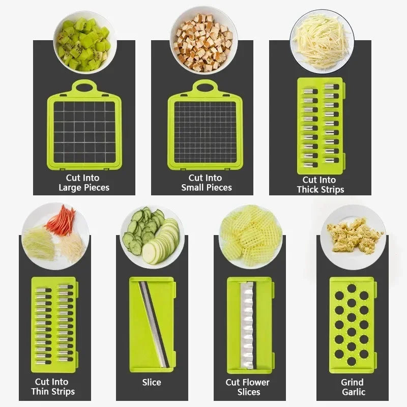 Cortador Multifuncional de Vegetais e Cebolas