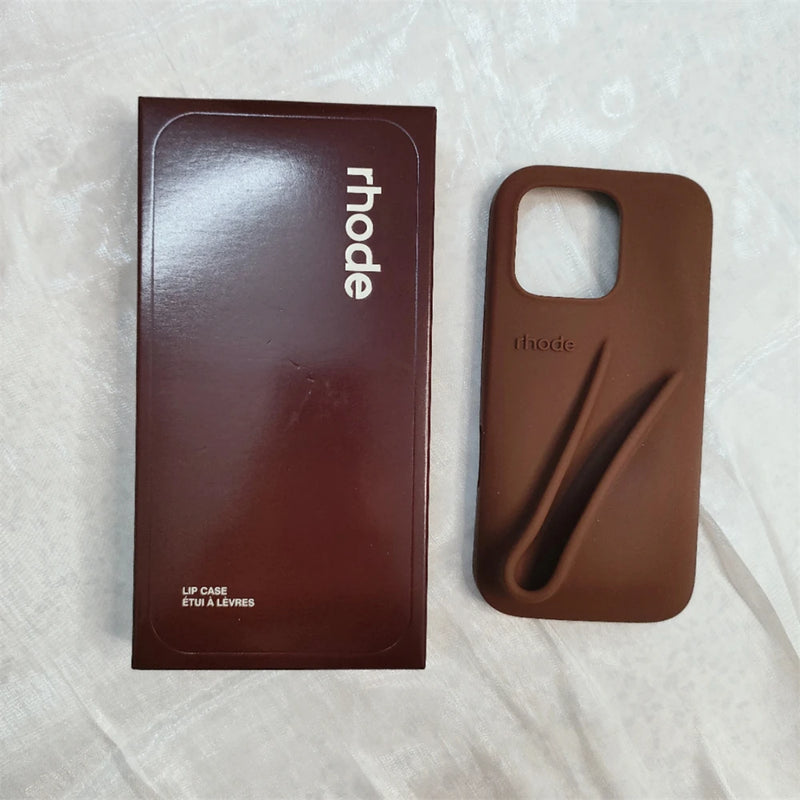 Nova Capa de Silicone para iPhone com Porta-Batom