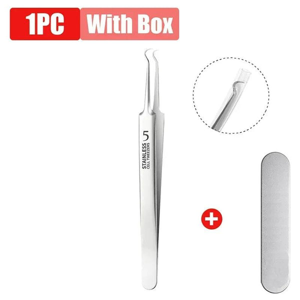 Pinças de aço inoxidável Set, Precisão reta alemã, Manutenção, Reparaçã - Ferreira Store