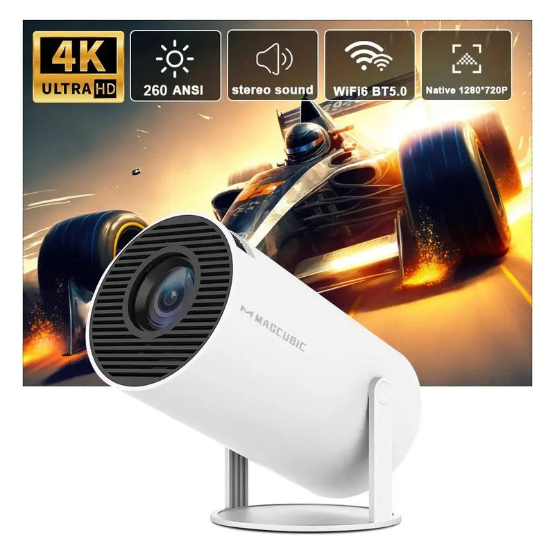 PROJETOR DE CINEMA PORTÁTIL 4K - Ferreira Store