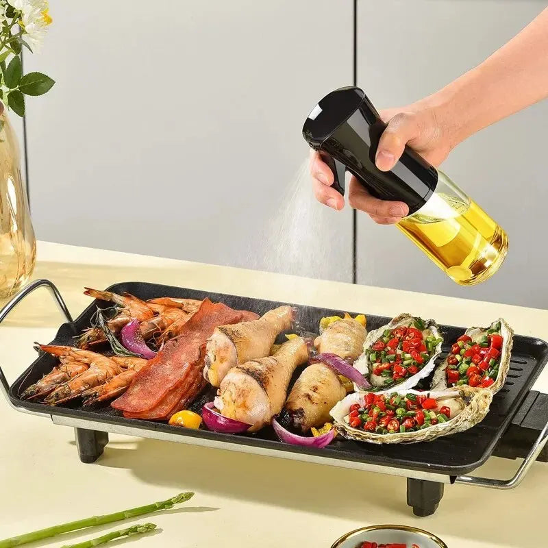 Garrafa Spray  200/300/500ml para Churrasco e Cozinha - Pulverizador de Azeite