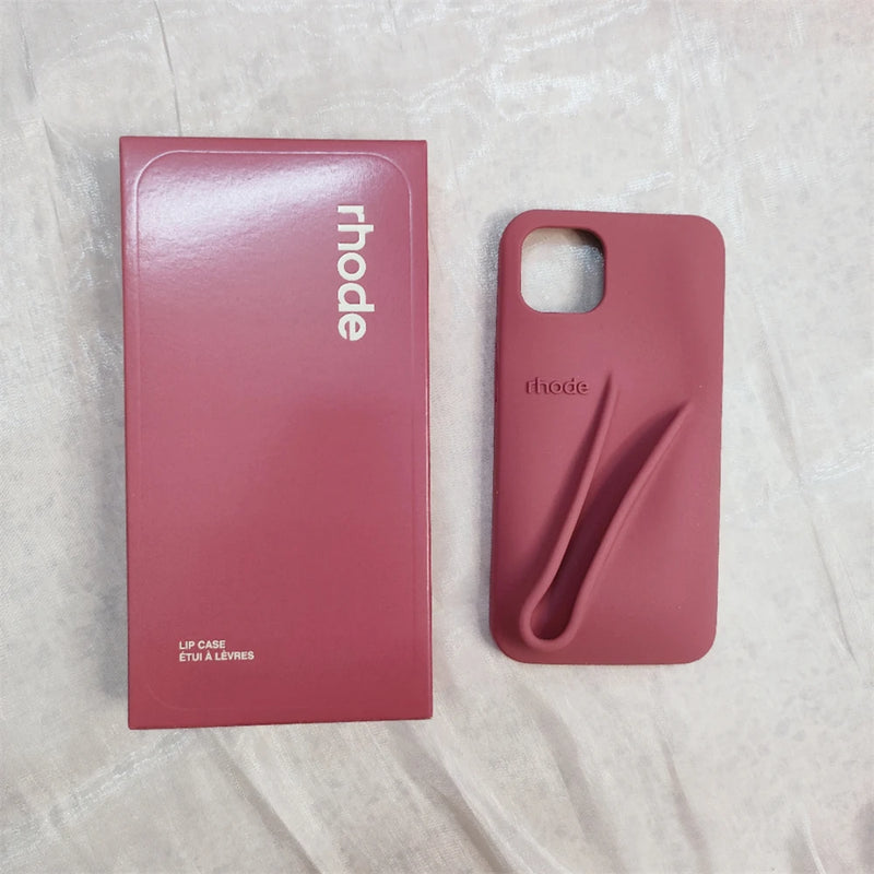 Nova Capa de Silicone para iPhone com Porta-Batom