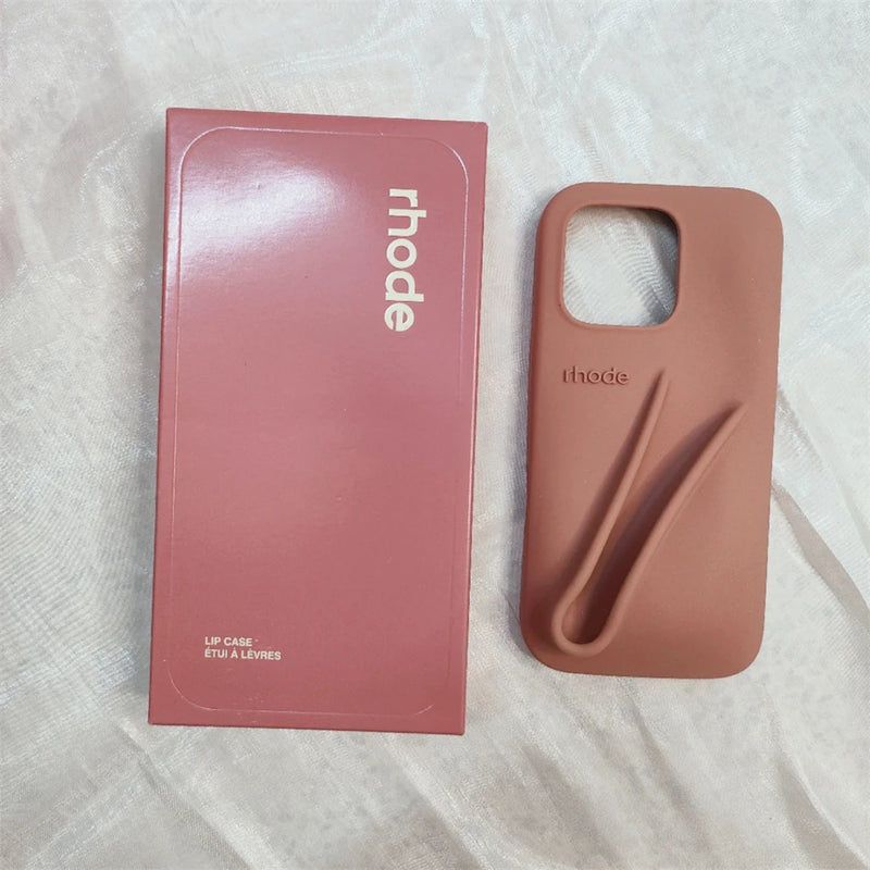 Nova Capa de Silicone para iPhone com Porta-Batom