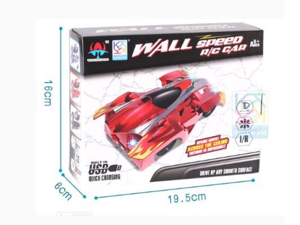 Carro RC Anti-Gravidade de Escalada em Parede-Controle remoto-