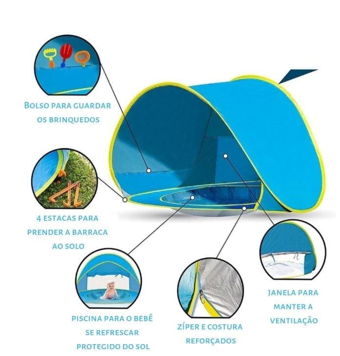 Barraca Bebê com Proteção UV - Tenda Kids - Ferreira Store